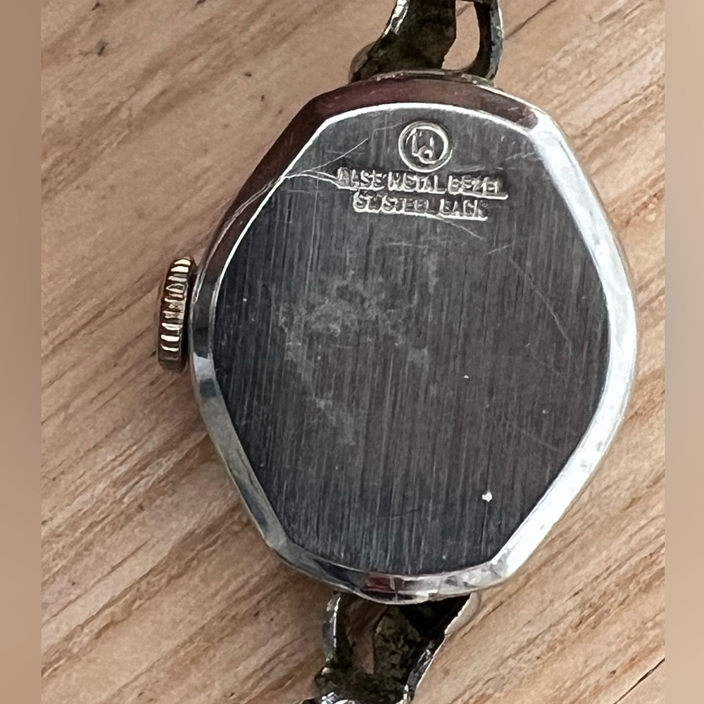 Helbros Rare Vintage Mechanical Ladies Watch Stainless Stretch Bracelet Case - Picture 9 of 13